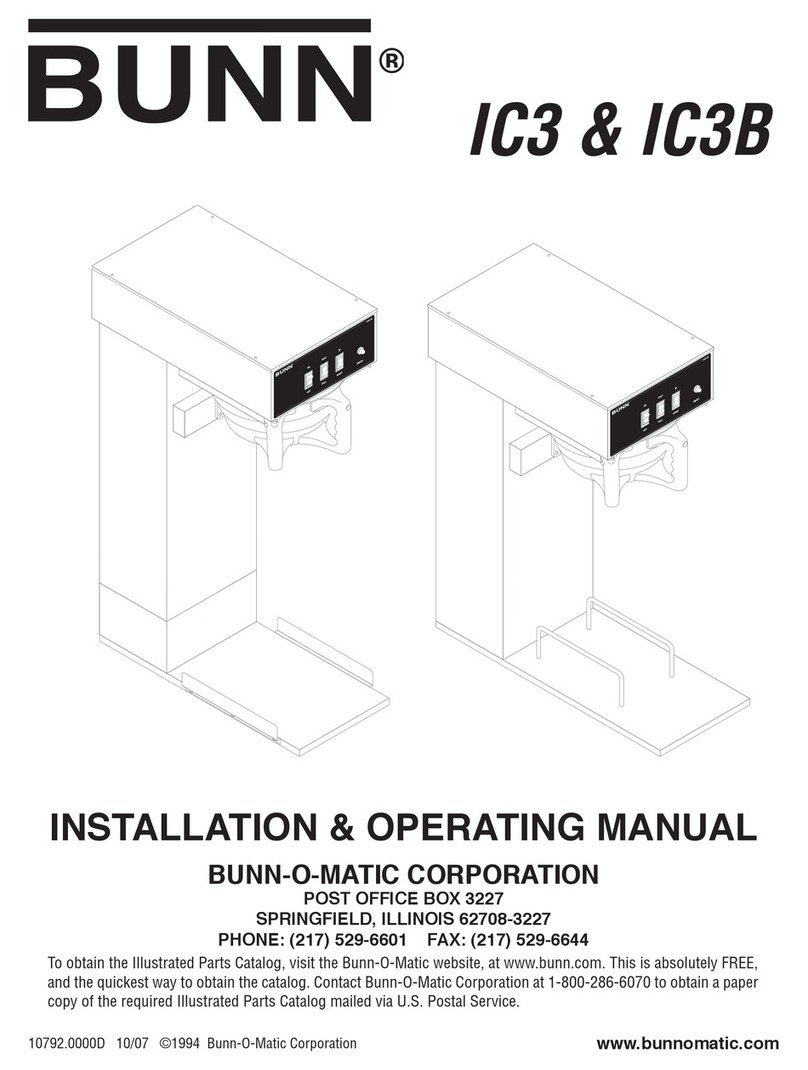 Bunn IC3 User manual