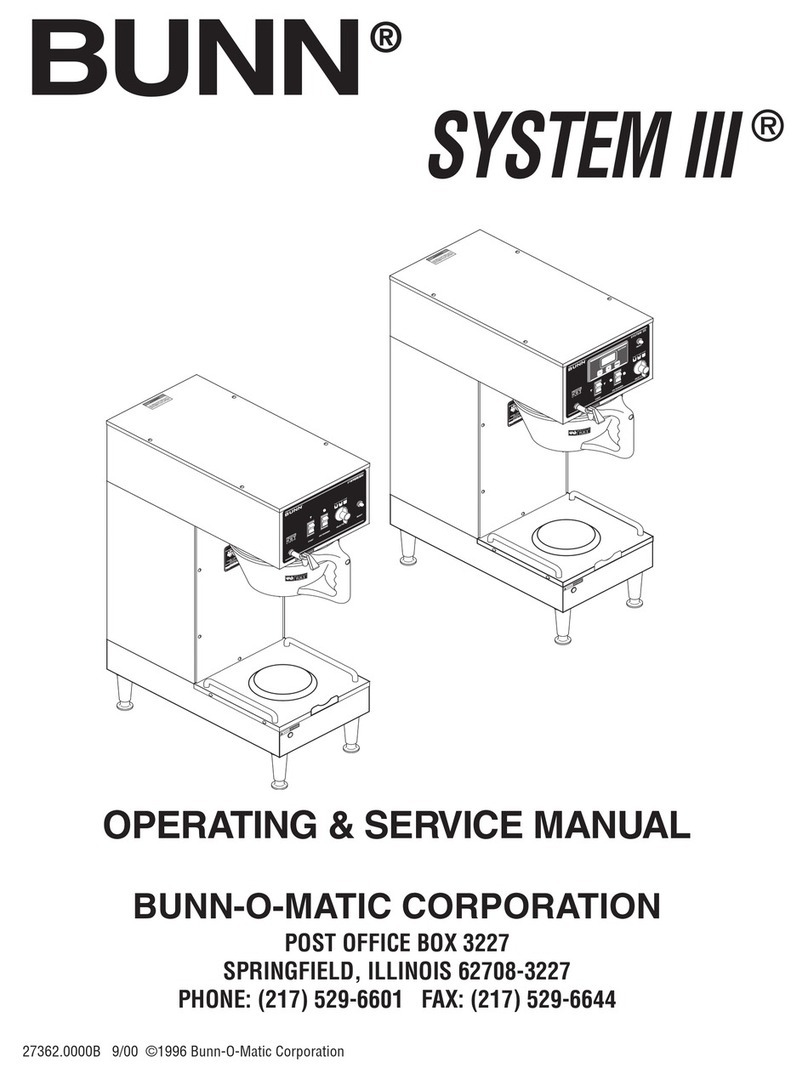 Bunn System III Instruction and safety manual