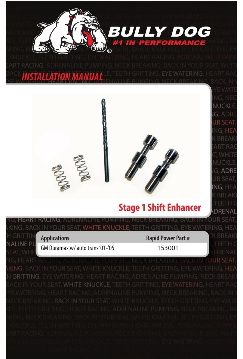 Bully Dog 153001 installation manual Bully Dog 153001 installation manual
