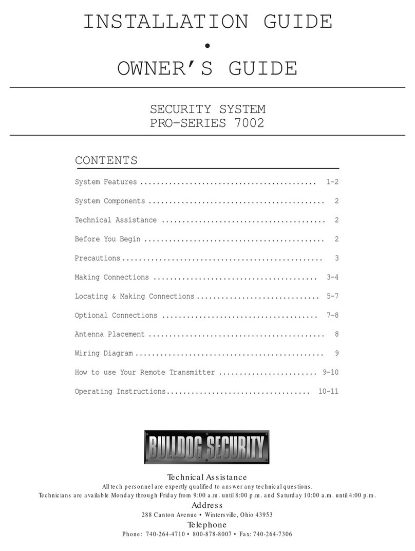 Bulldog Security Pro-Series 7002 Installation & owners guide Bulldog Security Pro-Series 7002 Installation & owners guide