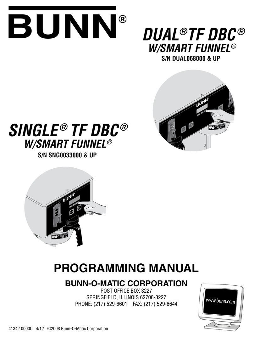 Bunn DUAL SH DBC WITH SMART FUNNEL DUAL068000 Owner's manual