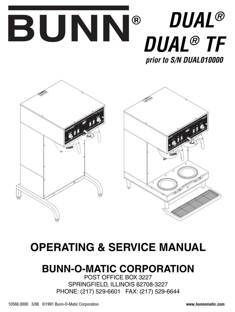Bunn DUAL Instruction and safety manual