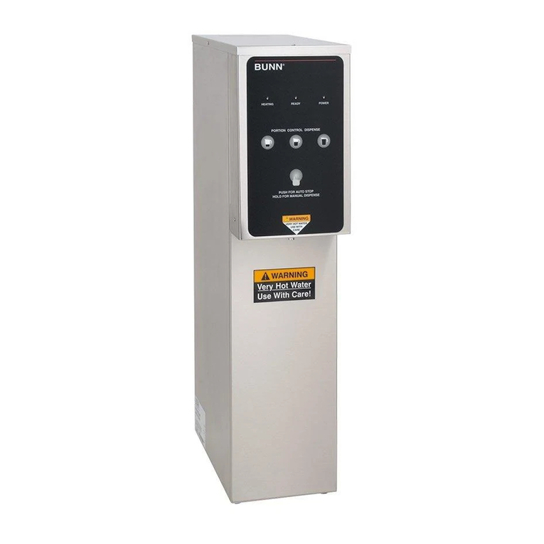 Bunn DV User manual