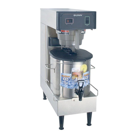 Bunn TB3 Installation and operating manual
