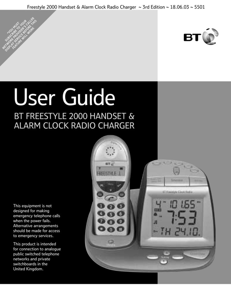 BT FREESTYLE 2000 User manual