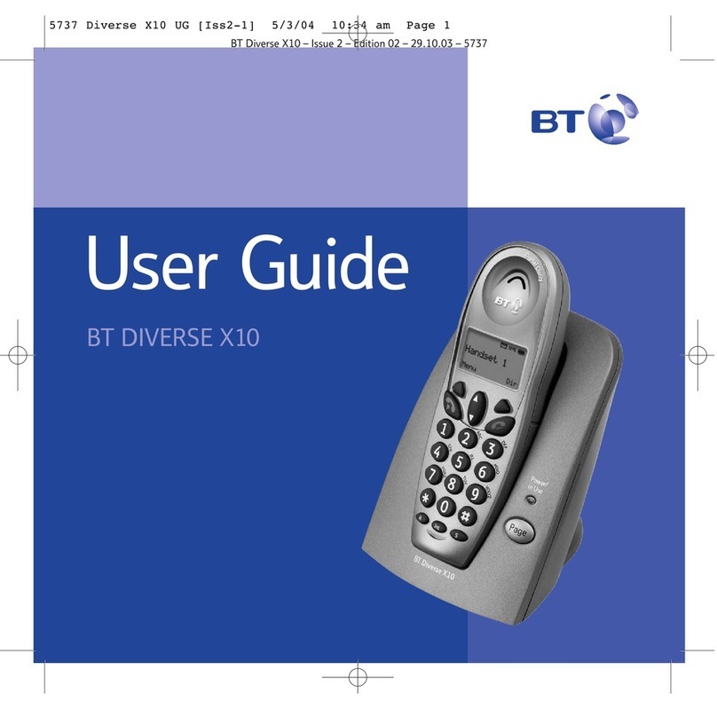 BT DIVERSE X10 User manual BT DIVERSE X10 User manual
