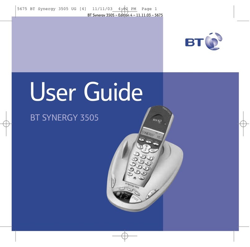BT SYNERGY 3505 User manual