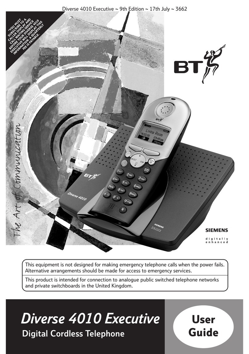 BT 4010 Executive User manual