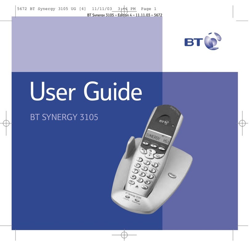 BT SYNERGY 3105 User manual