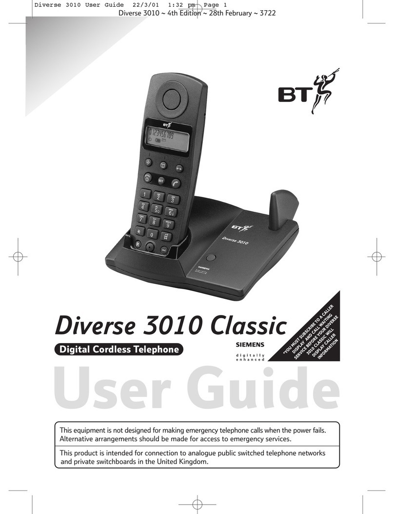 BT 3010 Classic User manual