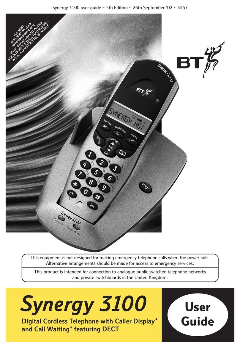 BT QUARTET 3100 user guide