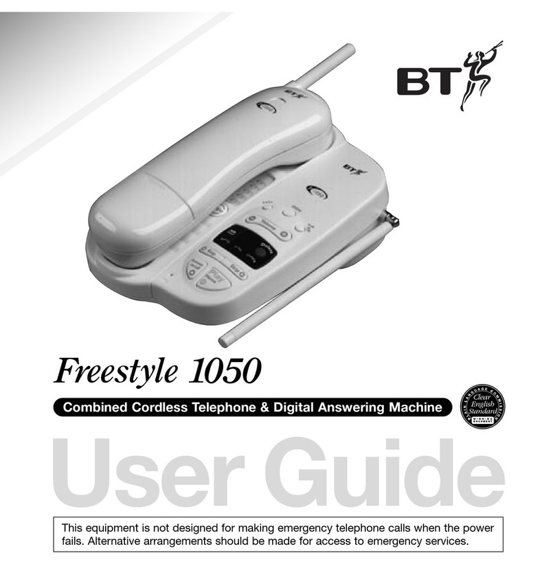BT Freestyle 1050 User manual