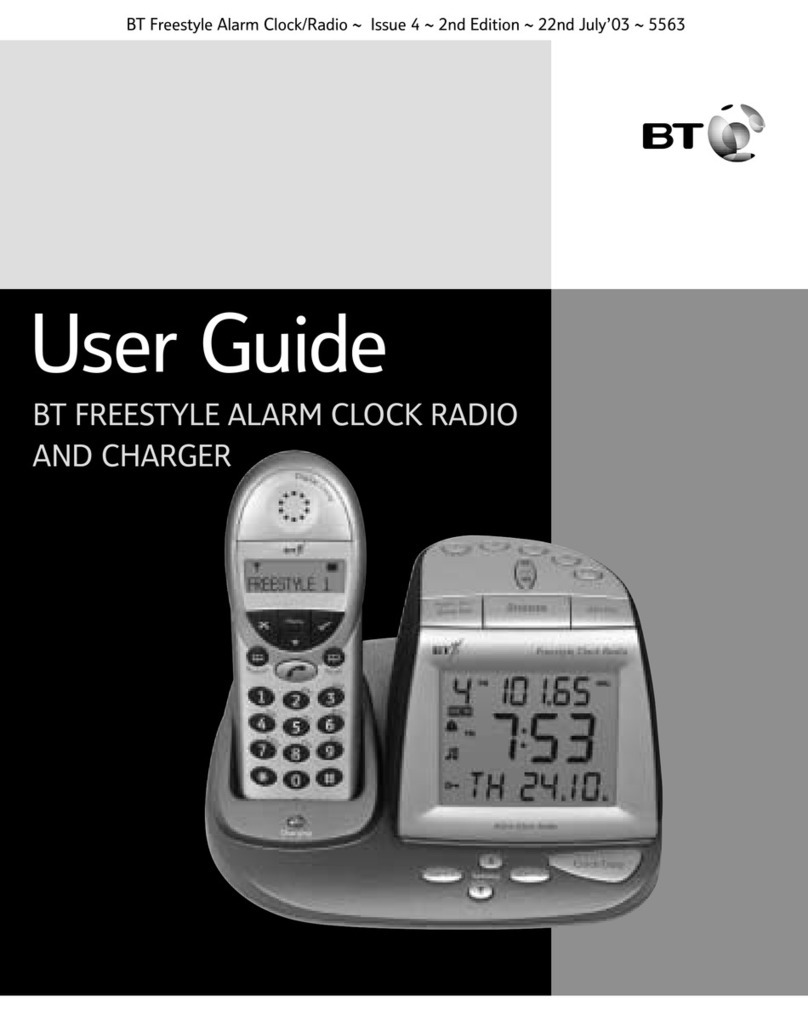 BT ALARM CLOCK RADIO user guide