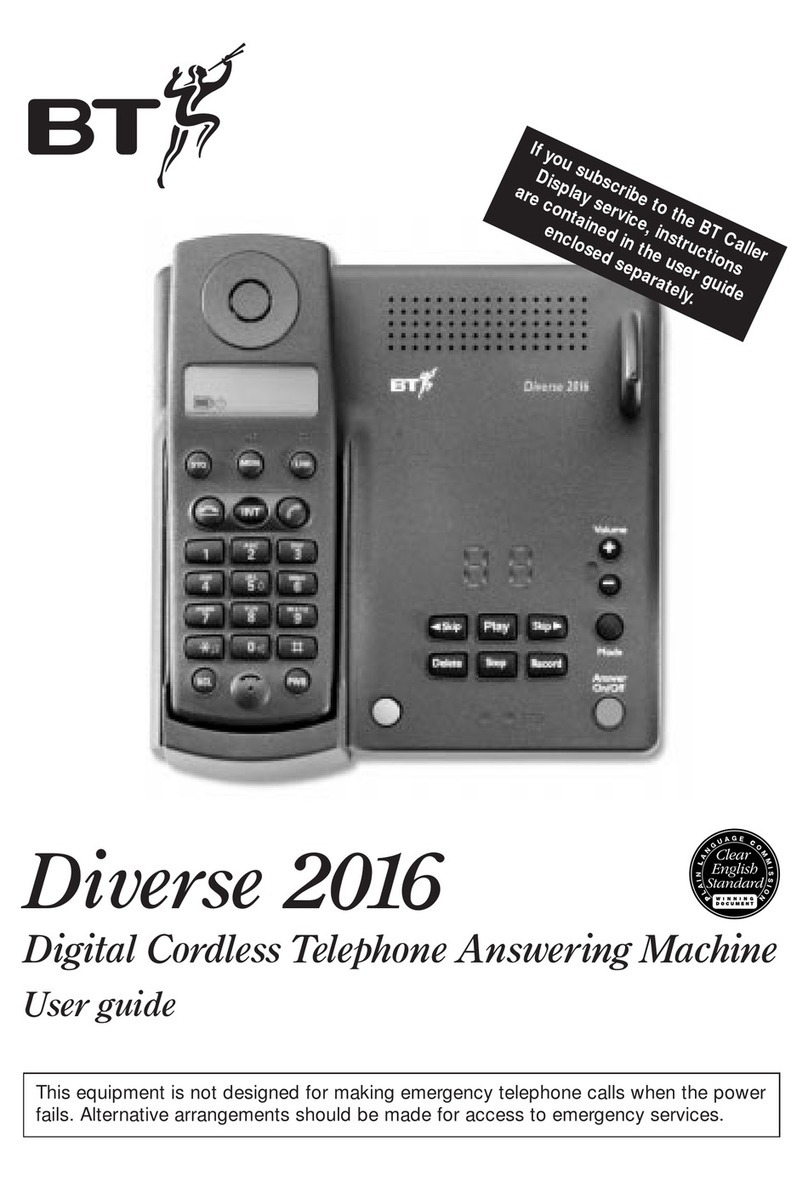 BT Diverse 2016 User manual