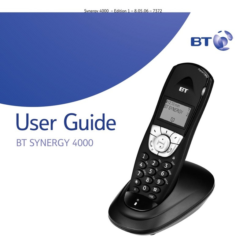 BT SYNERGY 4000 User manual BT SYNERGY 4000 User manual