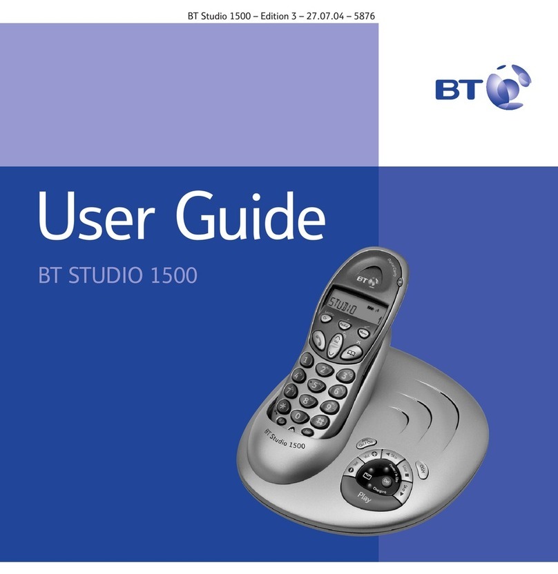 BT QUARTET 1500 User manual BT QUARTET 1500 User manual