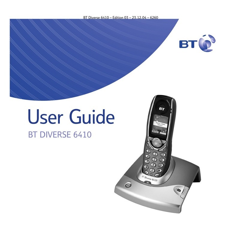 BT DIVERSE 6410 User manual BT DIVERSE 6410 User manual
