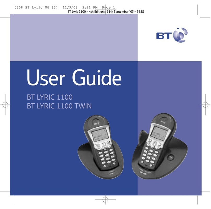 BT Lyric 1100 User manual