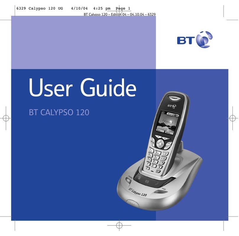 BT CALYPSO 120 user guide