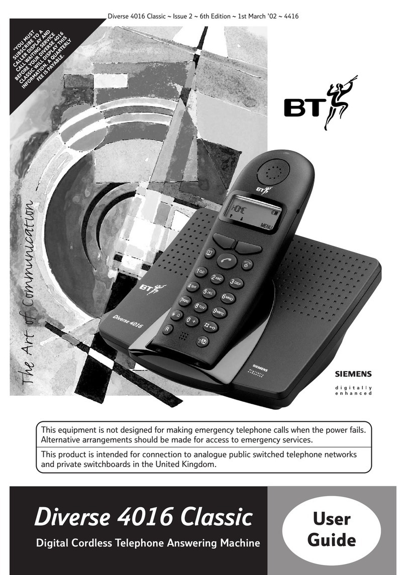 BT 4016 Classic User manual