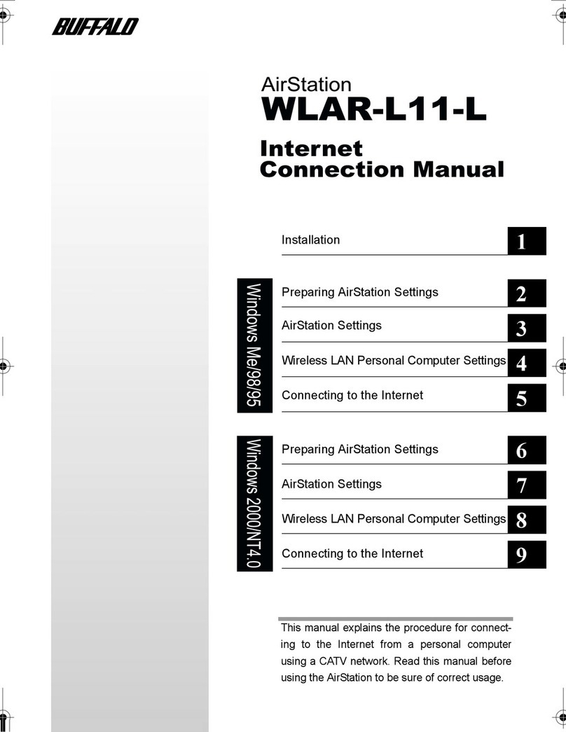 Buffalo AirStation WLAR-L11-L Internet connection manual
