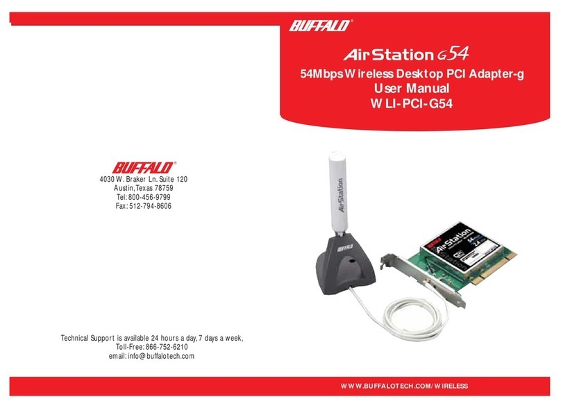 Buffalo WLI-PCI-G54 user manual