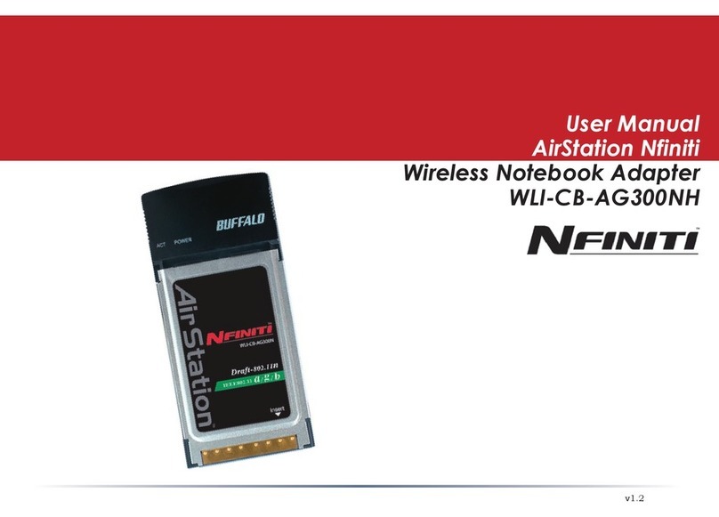 Buffalo AirStation Nfiniti WLI-CB-AG300NH User manual