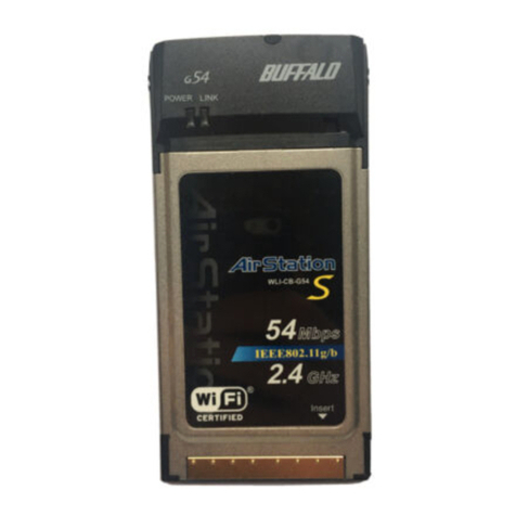Buffalo WLI-CB-G54A User manual