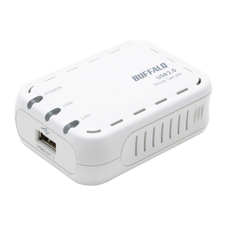 Buffalo Buffalo Network USB Print Server LPV3-U2 User manual