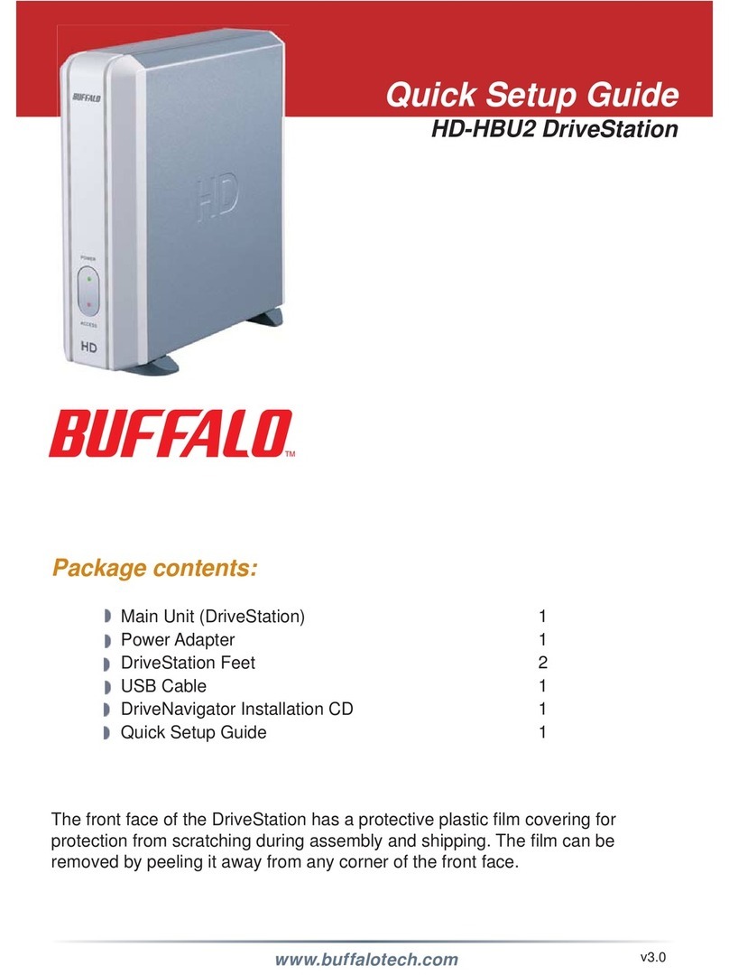 Buffalo DriveStation HD-HBU2 Series User manual Buffalo DriveStation HD-HBU2 Series User manual