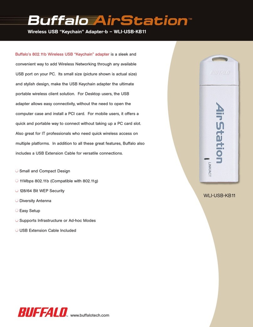 Buffalo AirStation WLI-USB-KB11 User manual