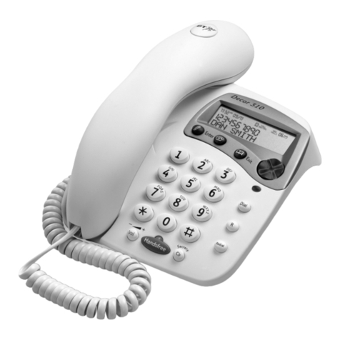 BT BT DECOR 310 USER GUIDE 310 User manual
