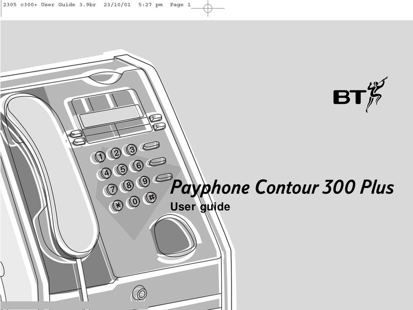 BT Payphone Contour 300 Plus user guide