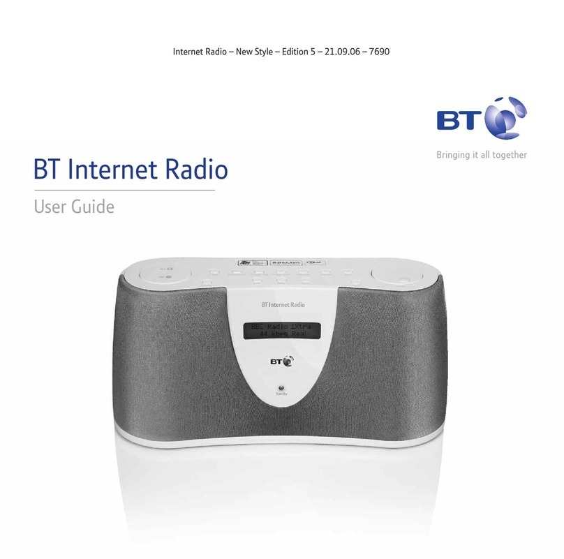 BT INTERNET RADIO user guide