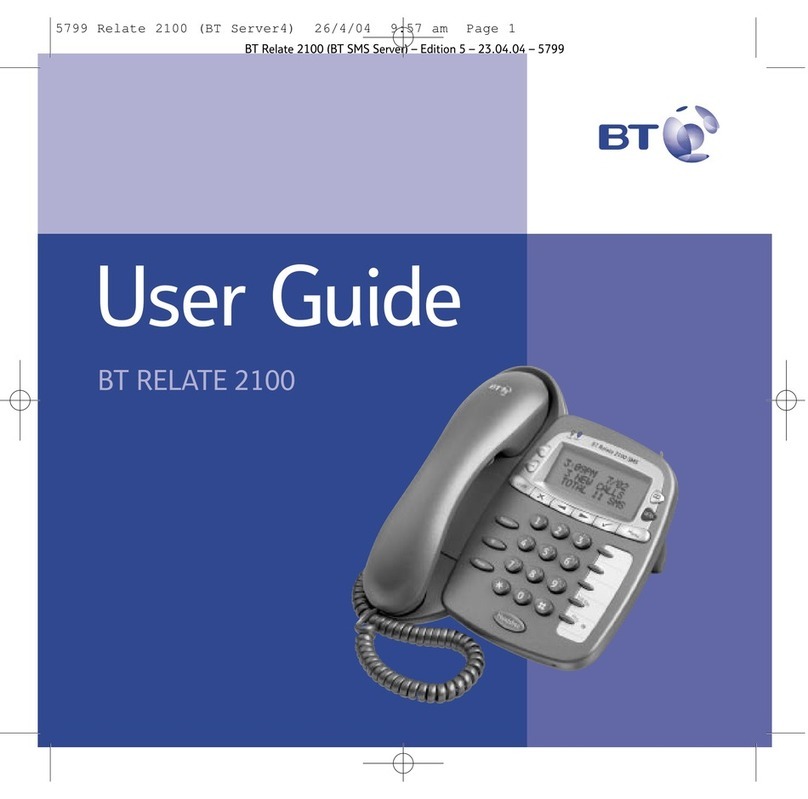 BT Relate 2100 User manual