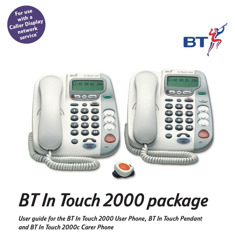 BT IN TOUCH 2000 user guide