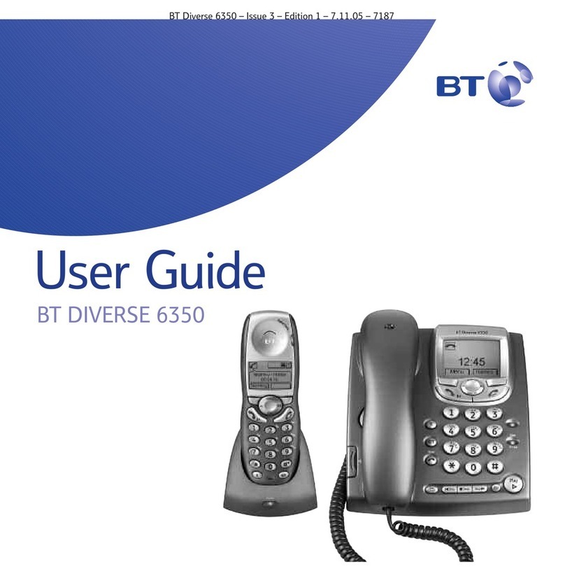 BT Diverse 6350 User manual