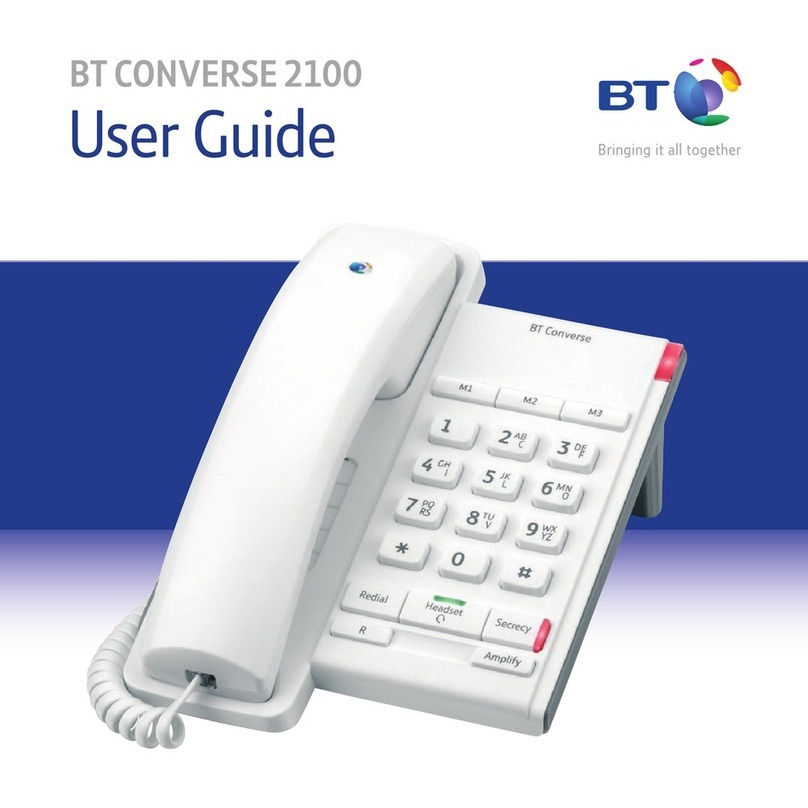 BT CONVERSE 2100 User manual