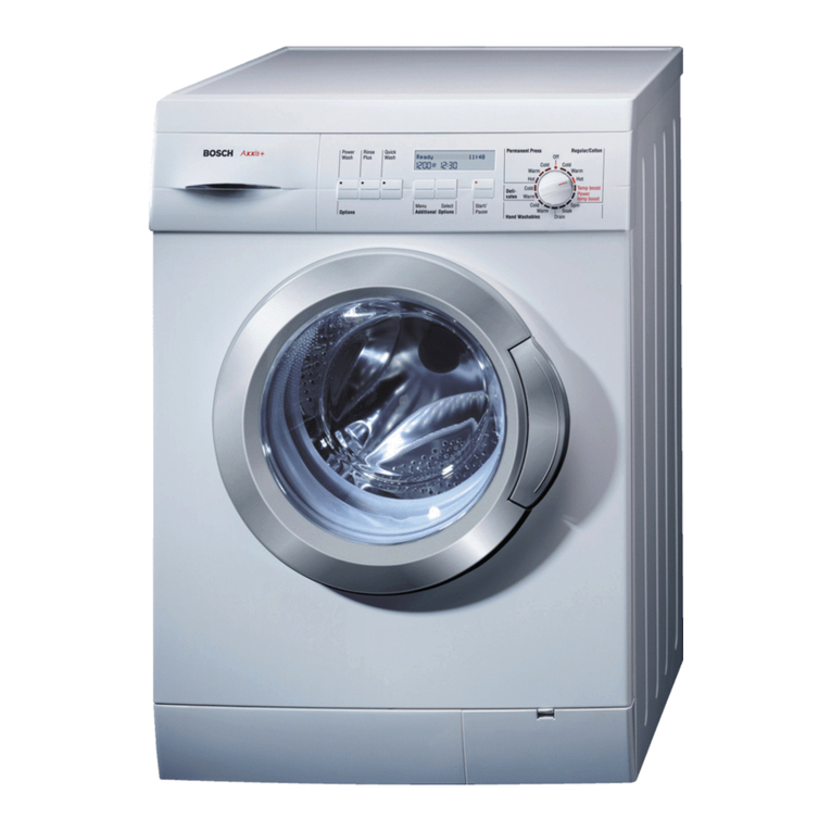 Bosch Axxis+ WFR 2450 Operating & installation instructions
