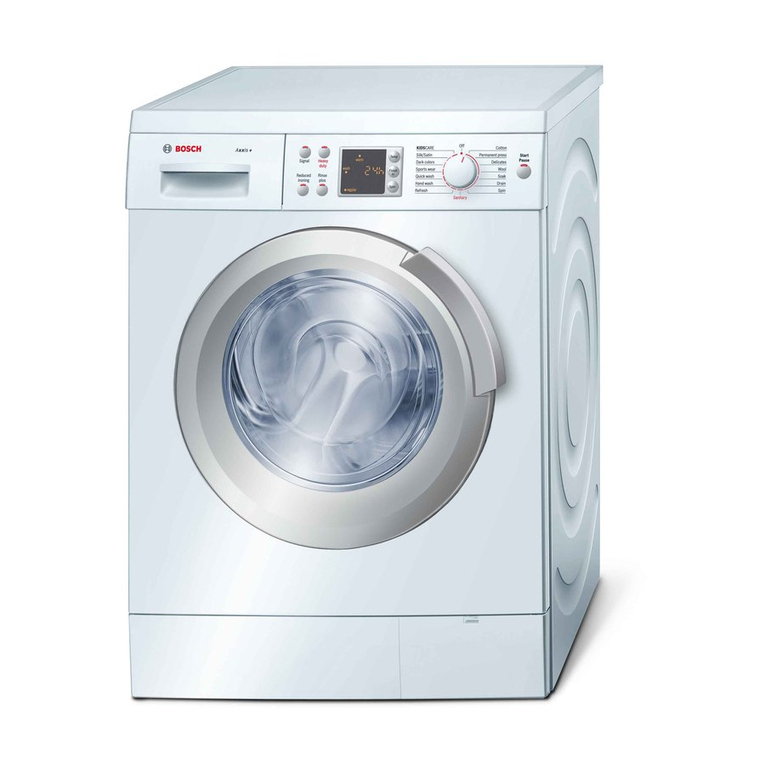 Bosch WAS24460UC - 24" Front-Load Washer User manual