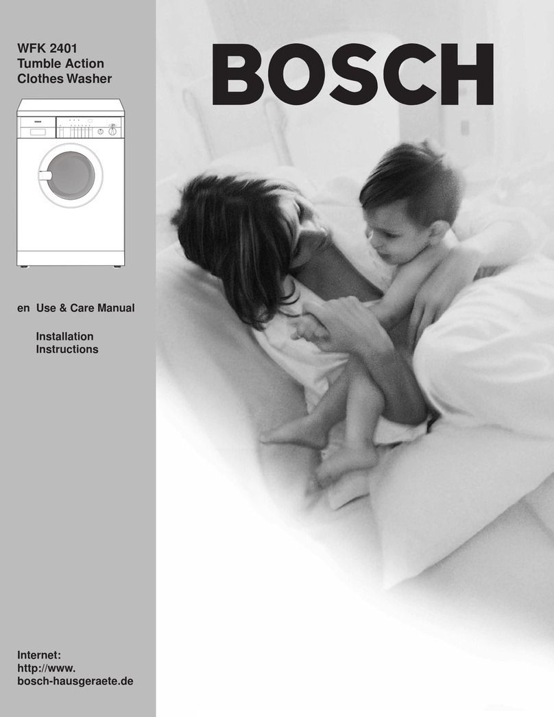 Bosch WFK 2401 Use & care manual