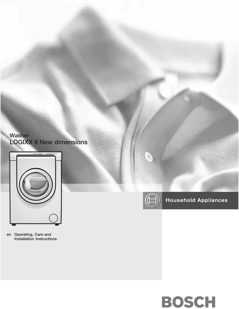 Bosch LOGIXX 9 Operating & installation instruction