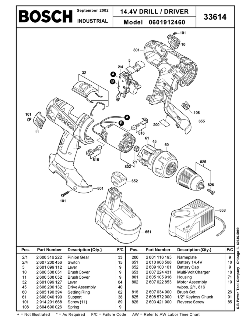 Bosch 601912460 User manual