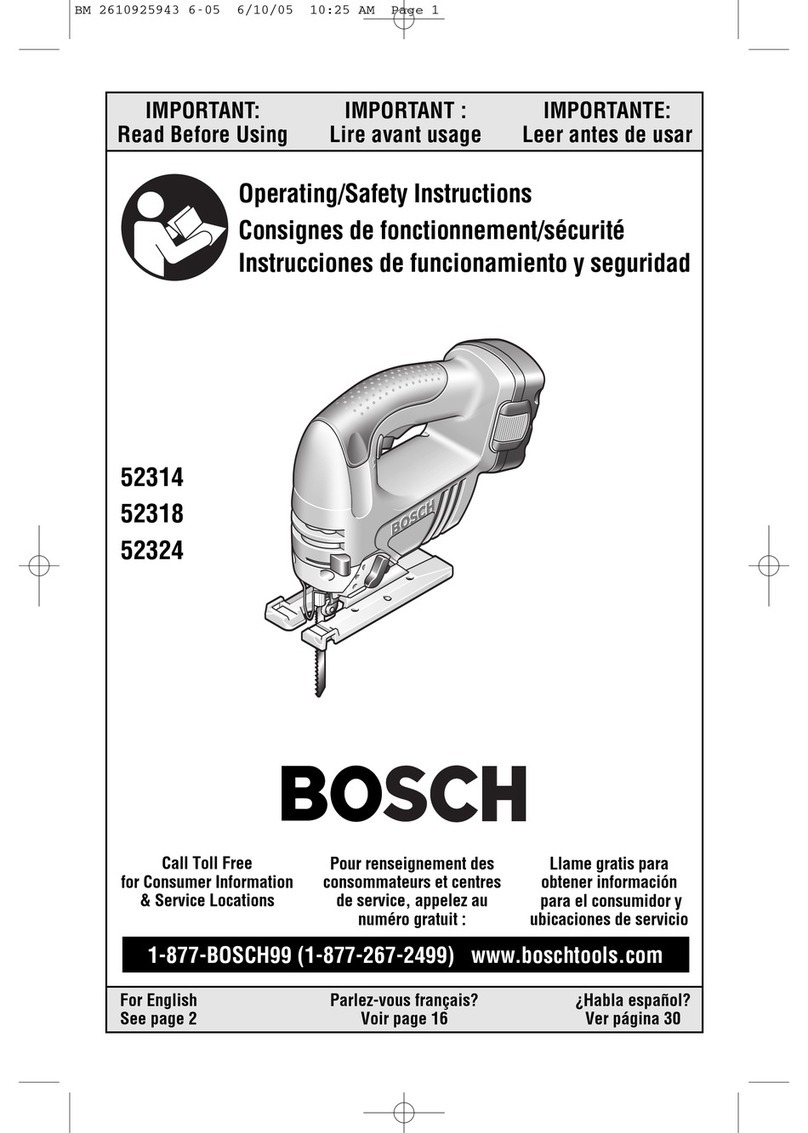 Bosch 52314 Assembly instructions