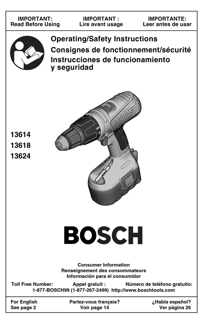 Bosch 13624 Assembly instructions
