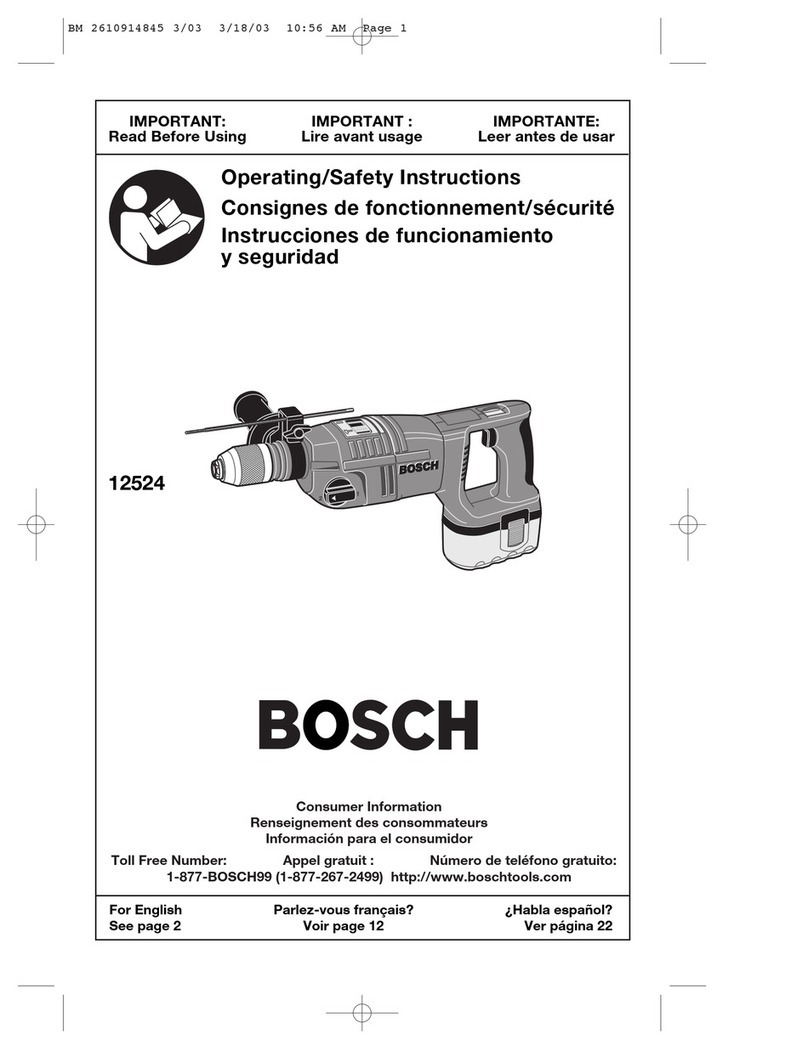 Bosch 12524 Operating/safety instructions