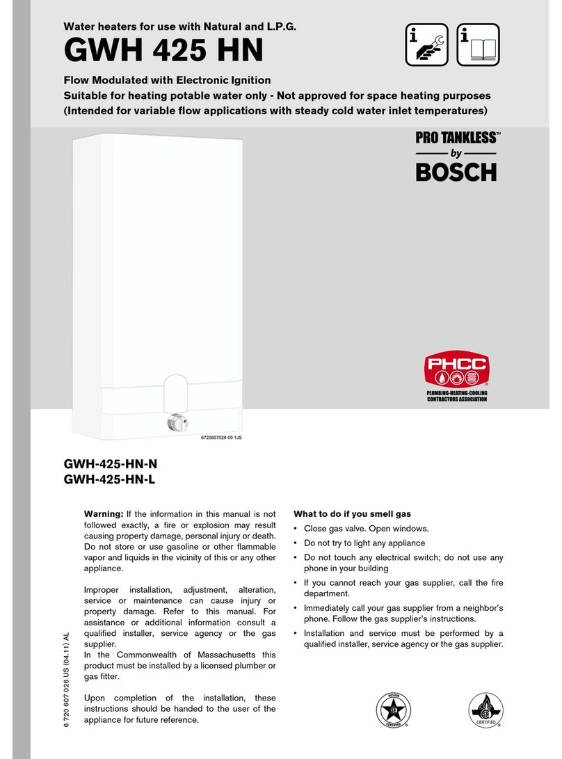 Bosch GWH 425 HN user manual