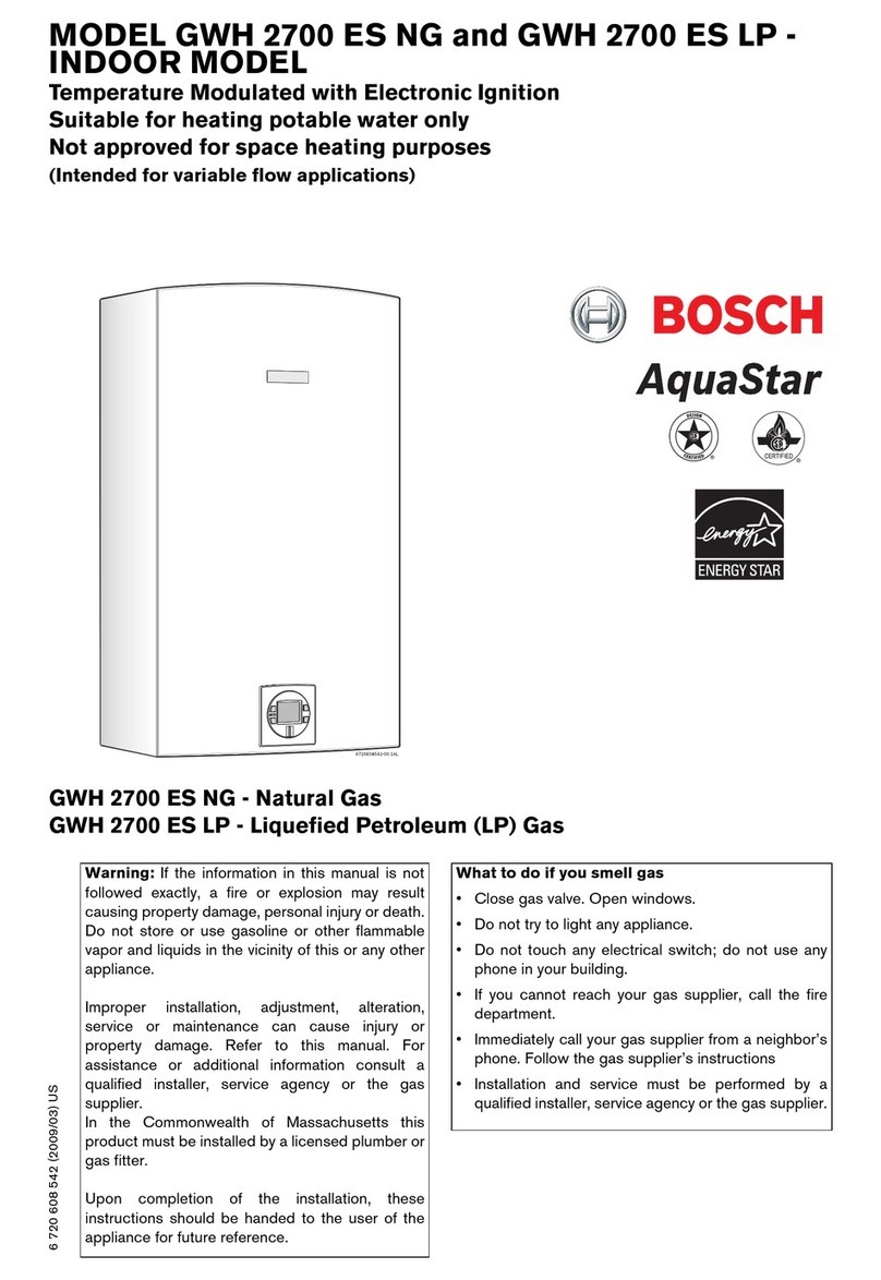Bosch GWH 2700 ES LP User manual Bosch GWH 2700 ES LP User manual