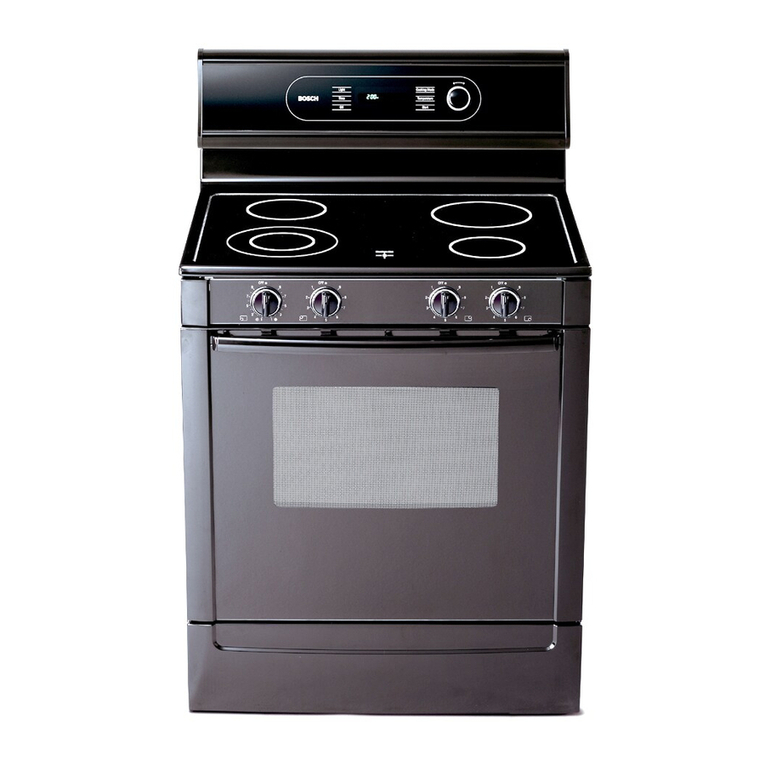 Bosch ELECTRIC FREE-STANDING CONVECTION RANGE User manual