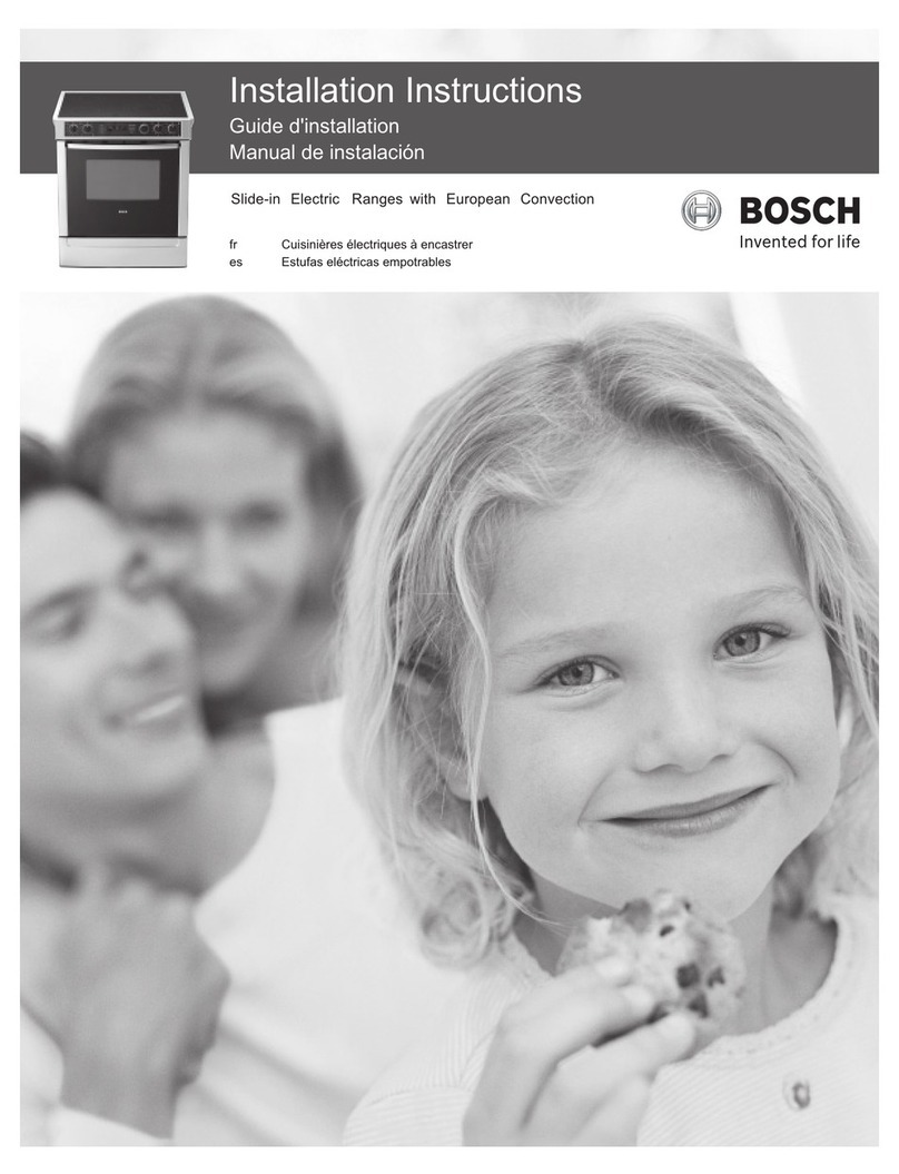 Bosch OVEN User manual